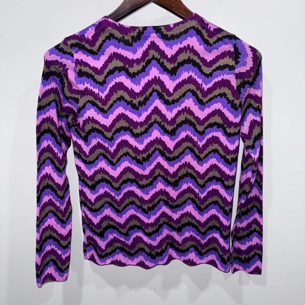 J.Crew Tippi Pullover Merino Wool Zig Zag Chevron Knit Sweater XS‎ NWT - Picture 7 of 11